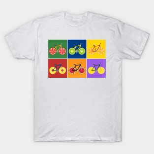 Healthy Fruit Wheels Mountain Bikes T-Shirt